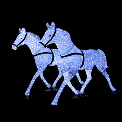3D Horse Crystal Sculpture Motif