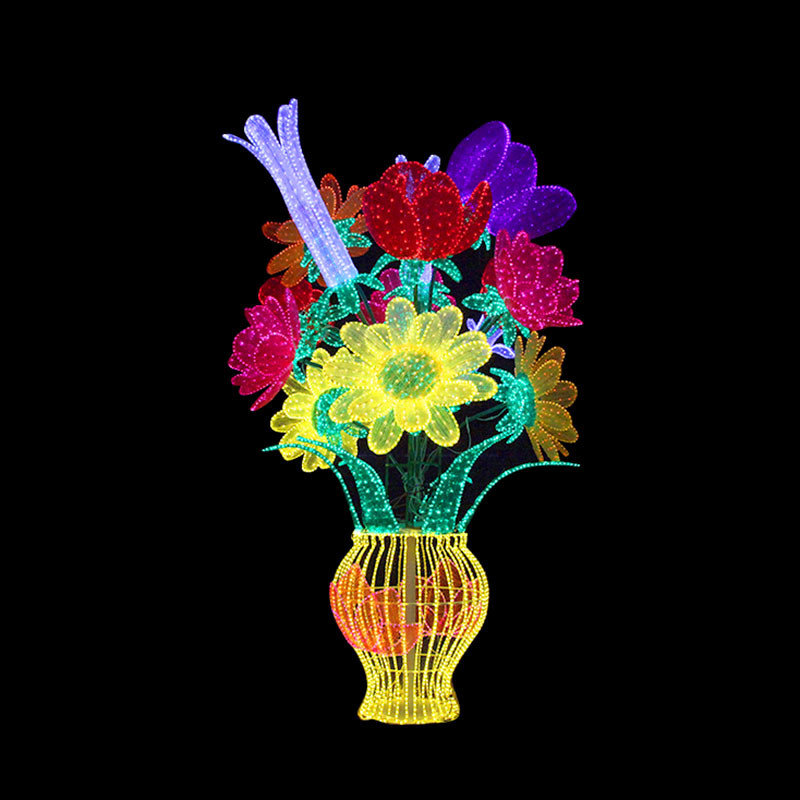 3D Vase Motif Light
