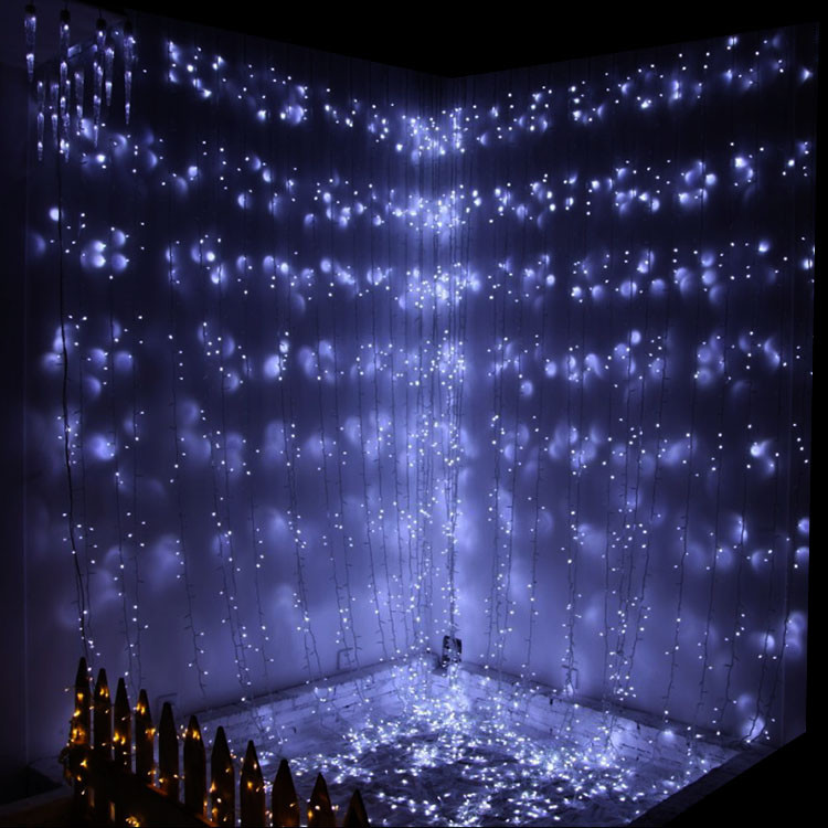 Party Outdoor waterproof Ornaments LED Waterfall Decoration Fairy Christmas Lights